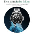 OLEVS Marke Herren Business Chronograph Armbanduhr Mode Luxus Edelstahl Analog Quarzuhr